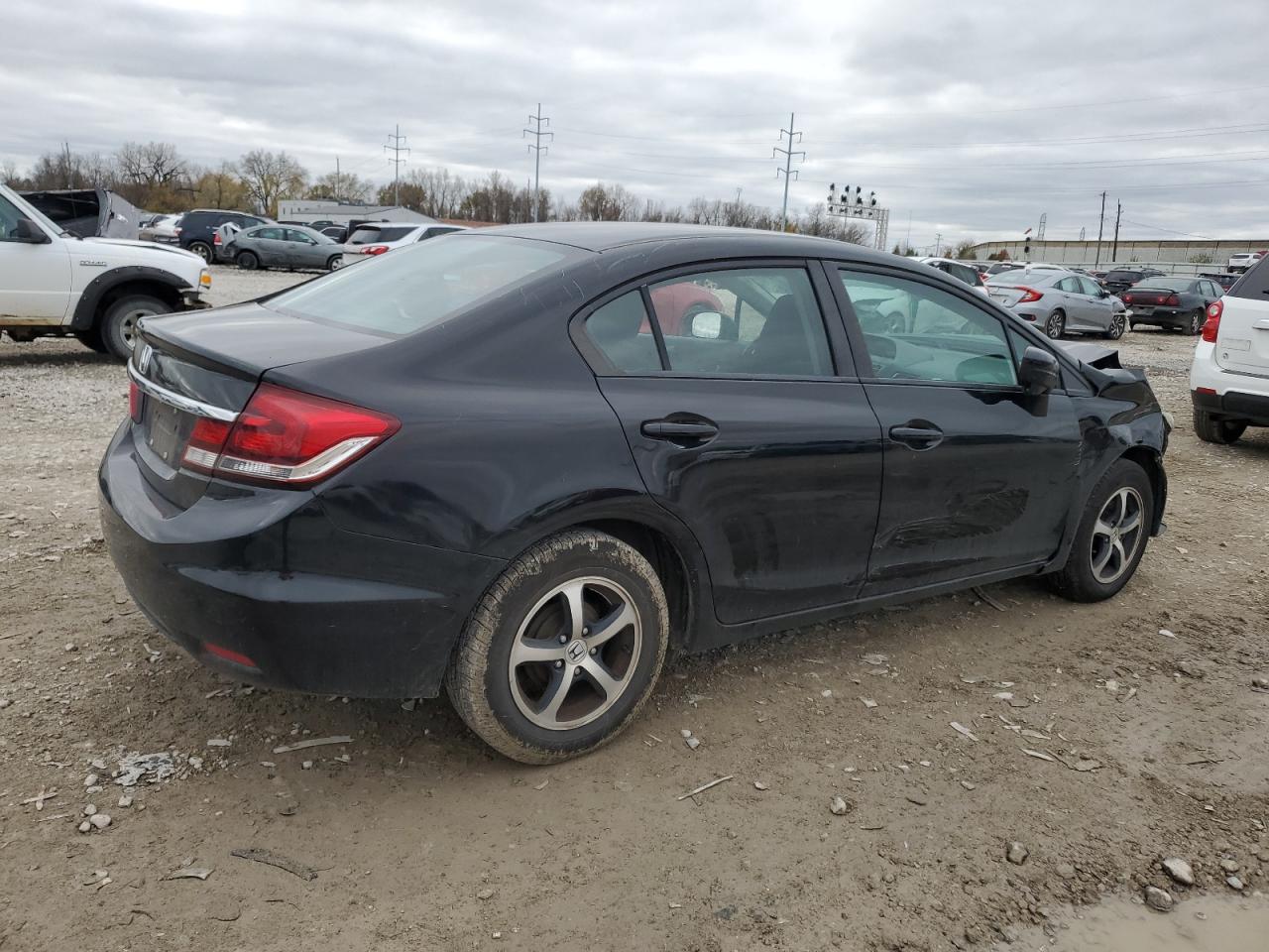 2015 Honda Civic VIN 19XFB2F75FE016683 Copart auction photo, front end damage thumbnail 3