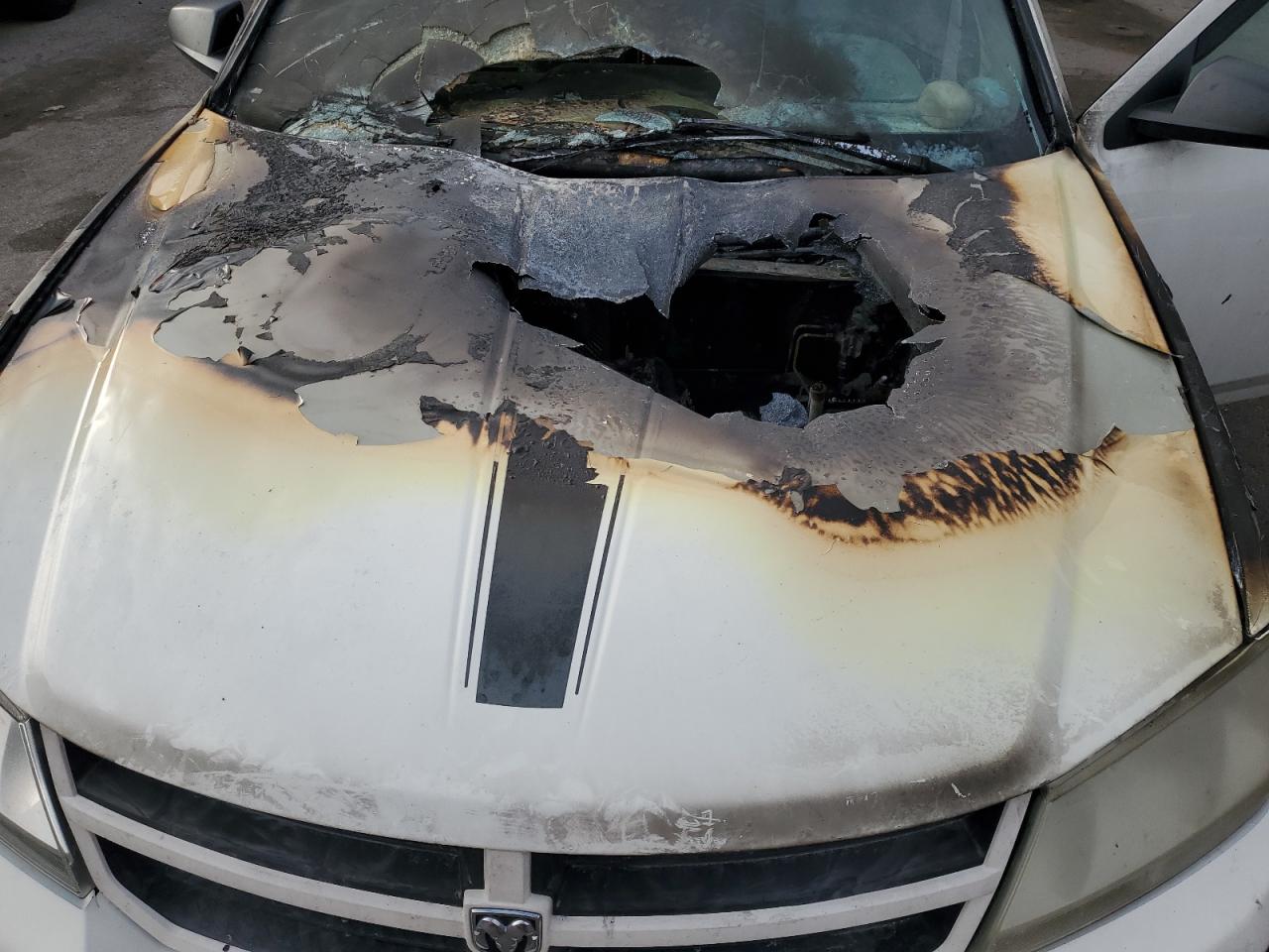 2008 Dodge Avenger VIN 1B3LC46K38N134232 Copart auction photo, burn - engine damage thumbnail 11