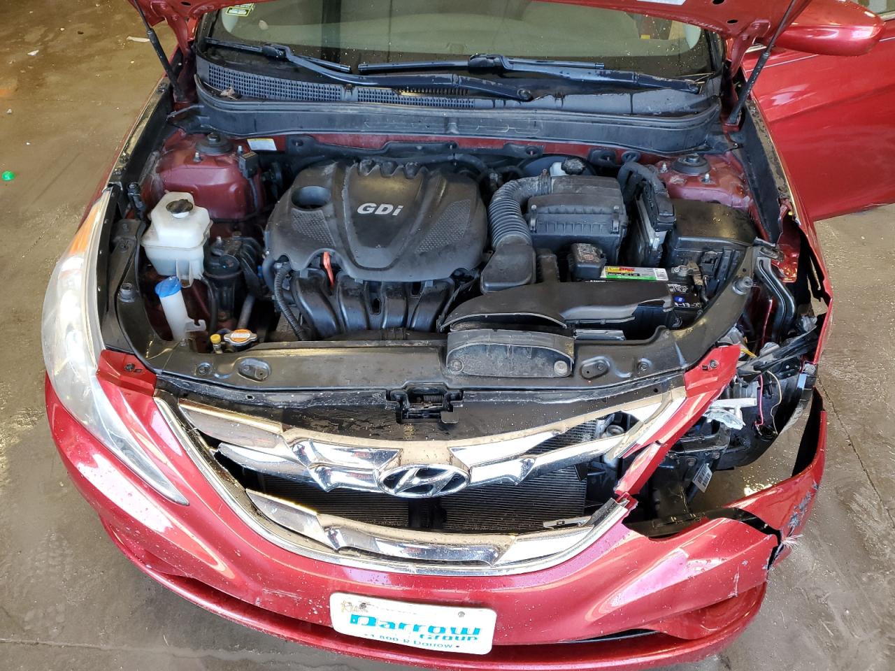 2011 Hyundai Sonata VIN 5NPEC4AC5BH234122 Copart auction photo, front end damage thumbnail 11