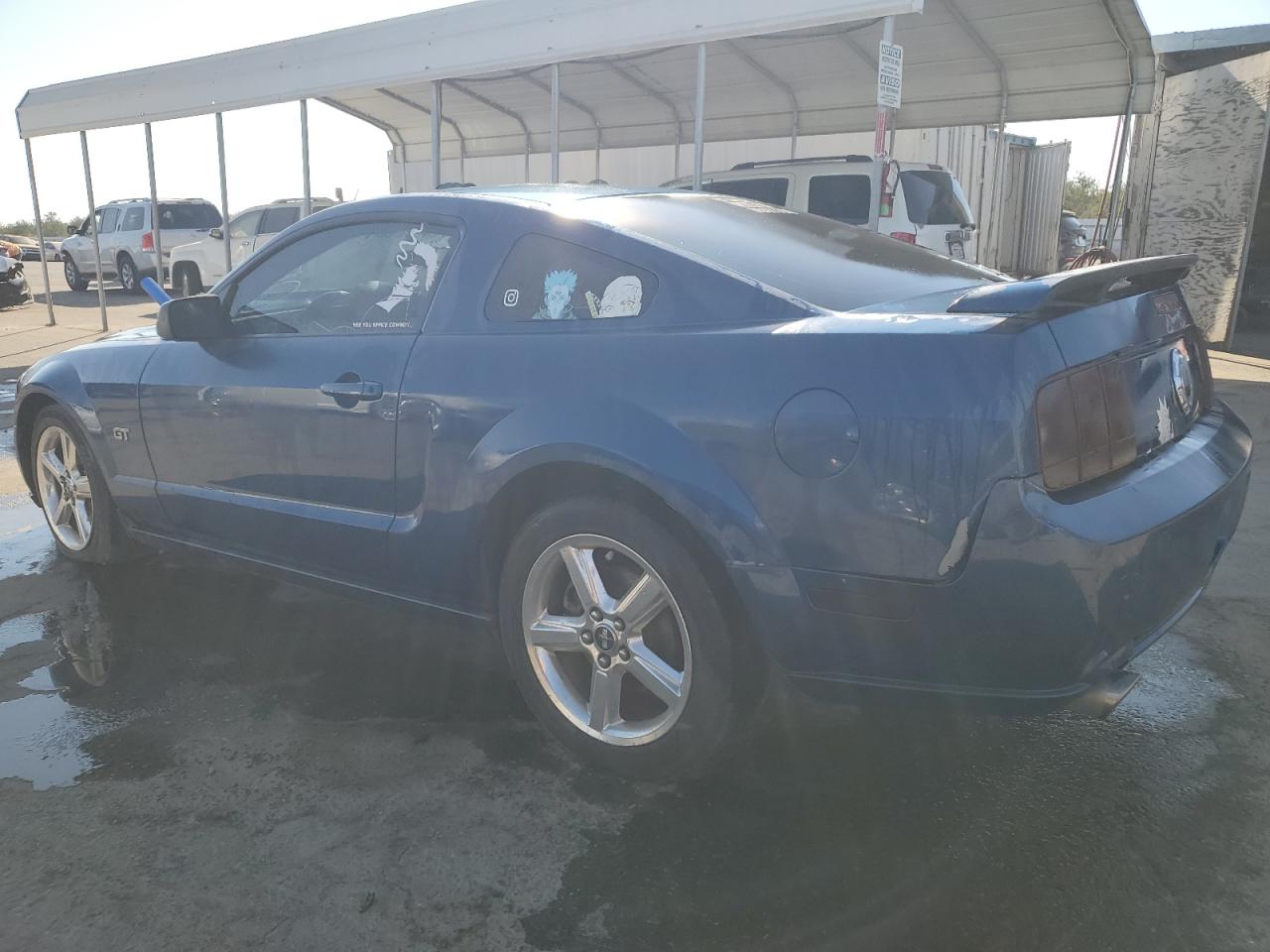 2007 Ford Mustang VIN 1ZVHT82H675231992 Copart auction photo, mechanical damage thumbnail 2
