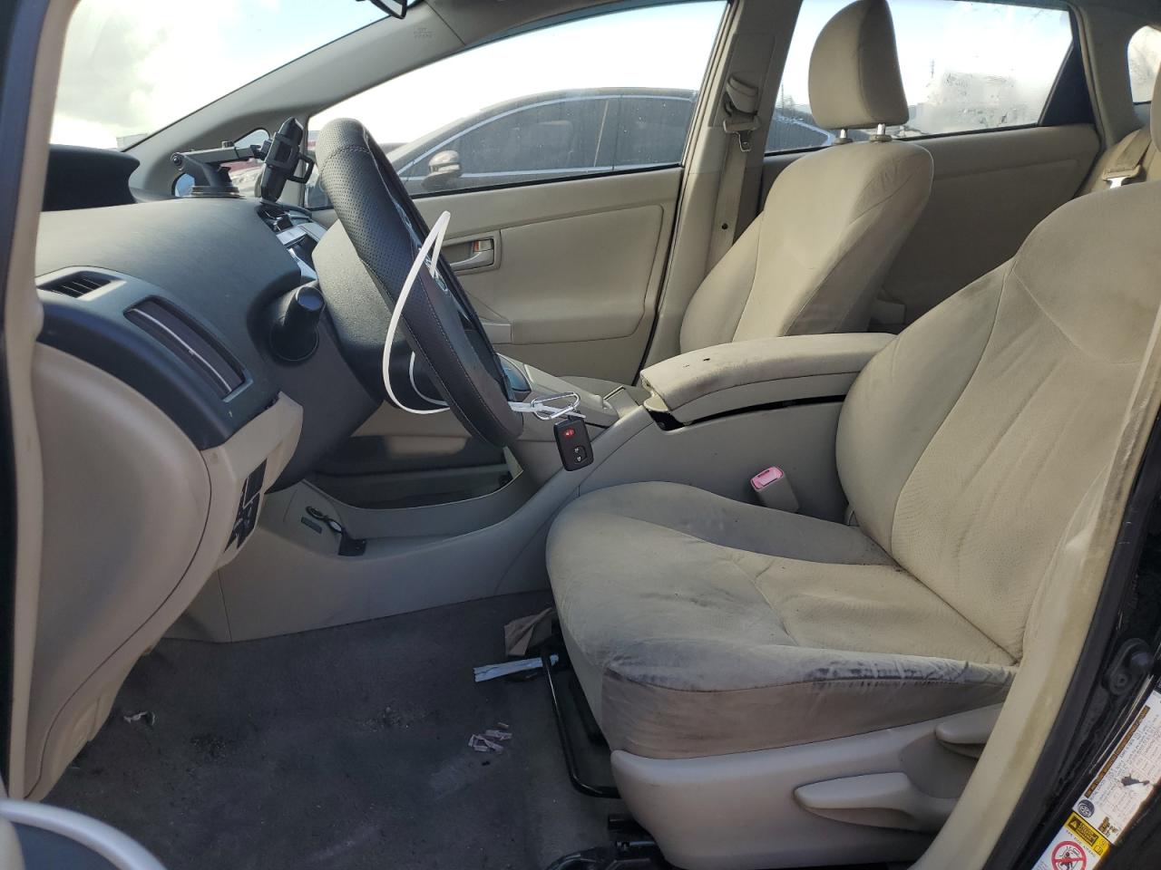 2011 Toyota Prius VIN JTDKN3DU1B5329580 Copart auction photo, mechanical damage thumbnail 7