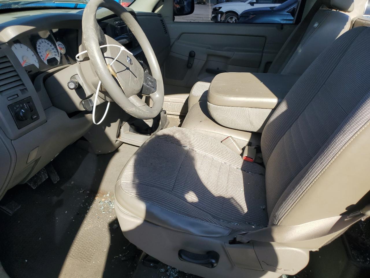 2007 Dodge RAM VIN 1D7HA16P87J593935 Copart auction photo, front end / rear end damage thumbnail 7