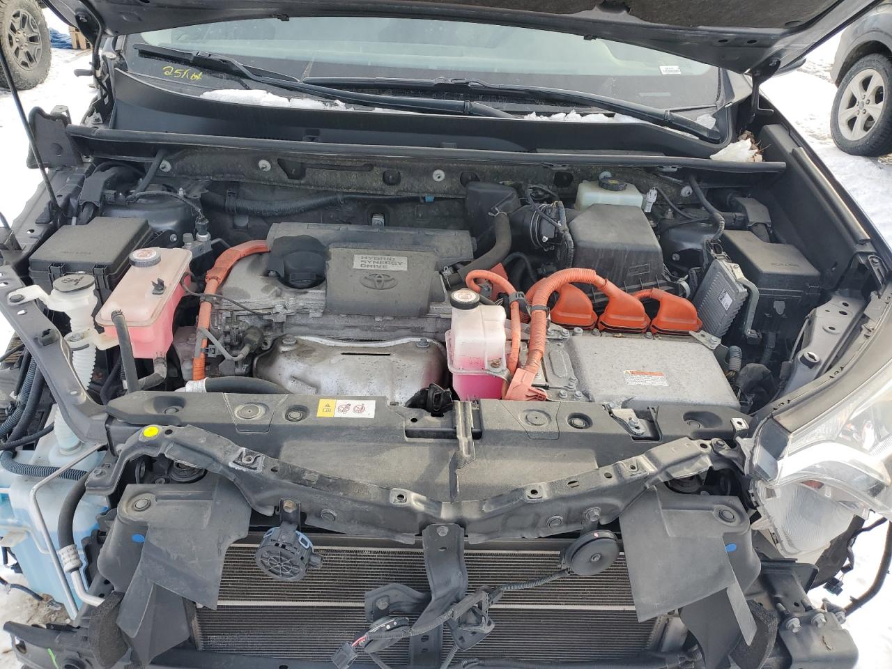 2017 Toyota RAV 4 VIN JTMRJREV0HD095631 Copart auction photo, front end damage thumbnail 14