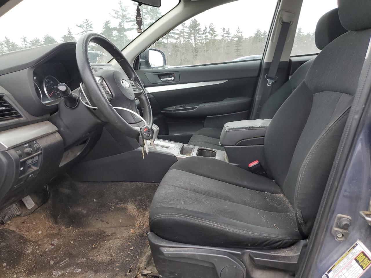 2014 Subaru Outback VIN 4S4BRBAC3E3308090 Copart auction photo, undercarriage / front end damage thumbnail 7