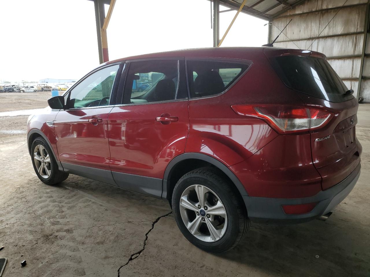 2014 Ford Escape VIN 1FMCU0GX7EUE41124 Copart auction photo, front end damage thumbnail 2