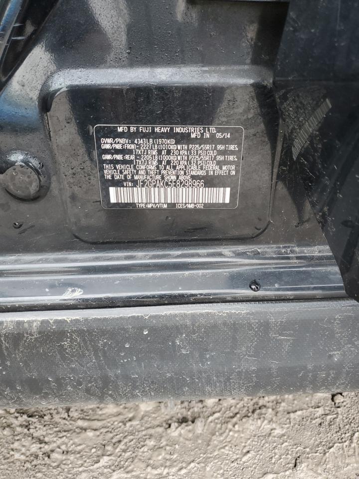 2014 Subaru XV VIN JF2GPAKC5E8298966 Copart auction photo, all over / undercarriage damage thumbnail 16