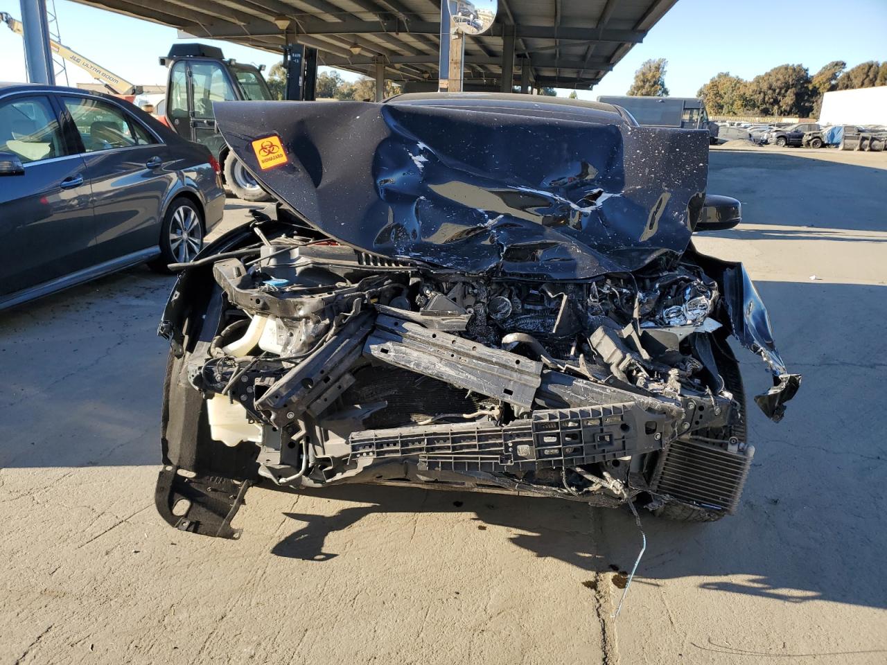 2014 Honda Accord VIN JHMCR5F76EC000206 Copart auction photo, front end / undercarriage damage thumbnail 5