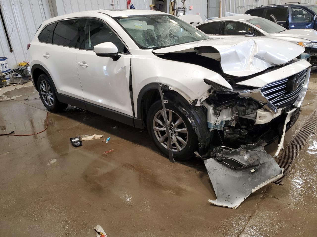 2019 Mazda CX-9 VIN JM3TCBCY6K0321990 Copart auction photo, front end damage thumbnail 4