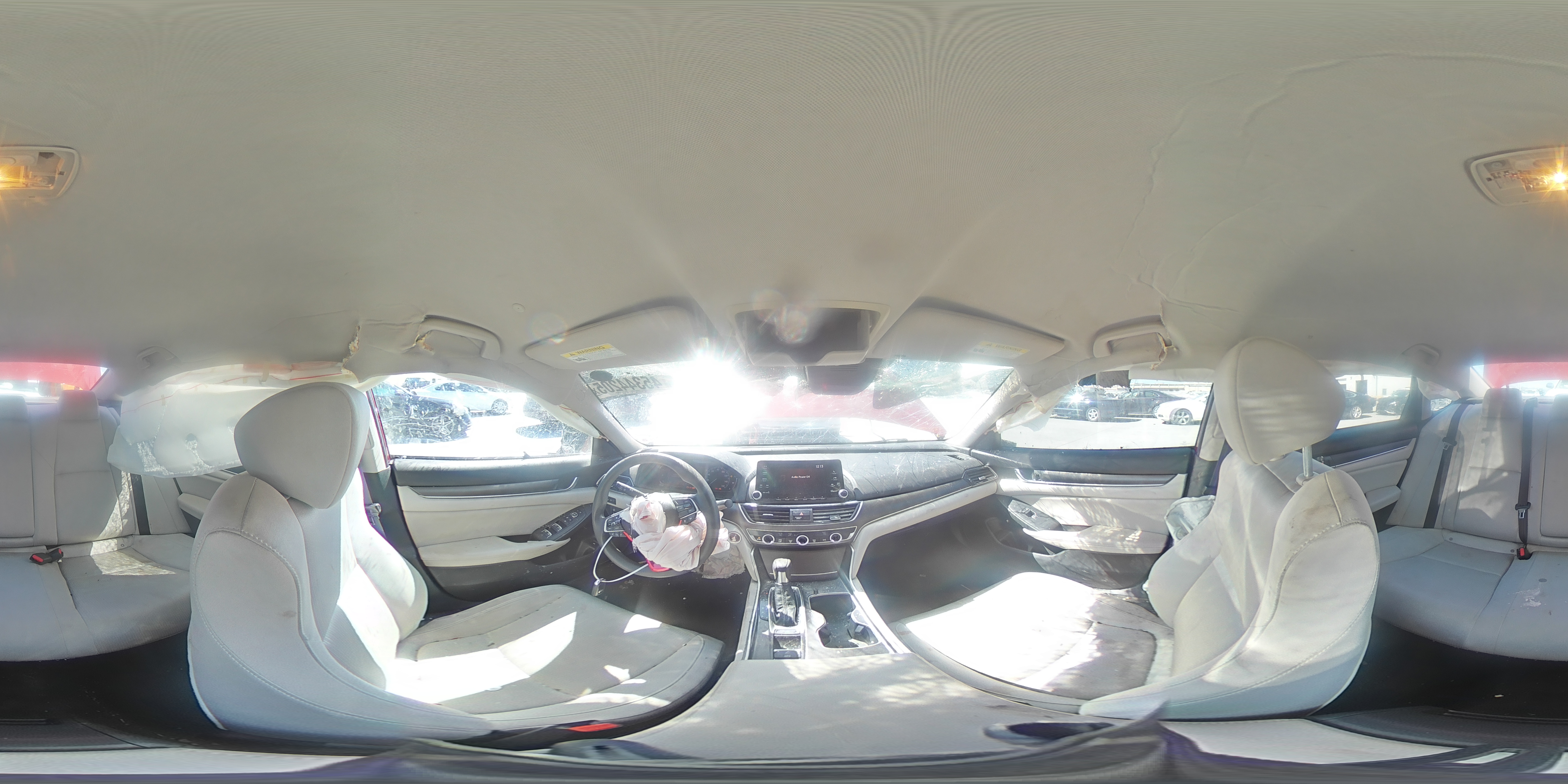 2018 Honda Accord VIN 1HGCV1F18JA266609 Copart auction photo, rollover damage thumbnail 13