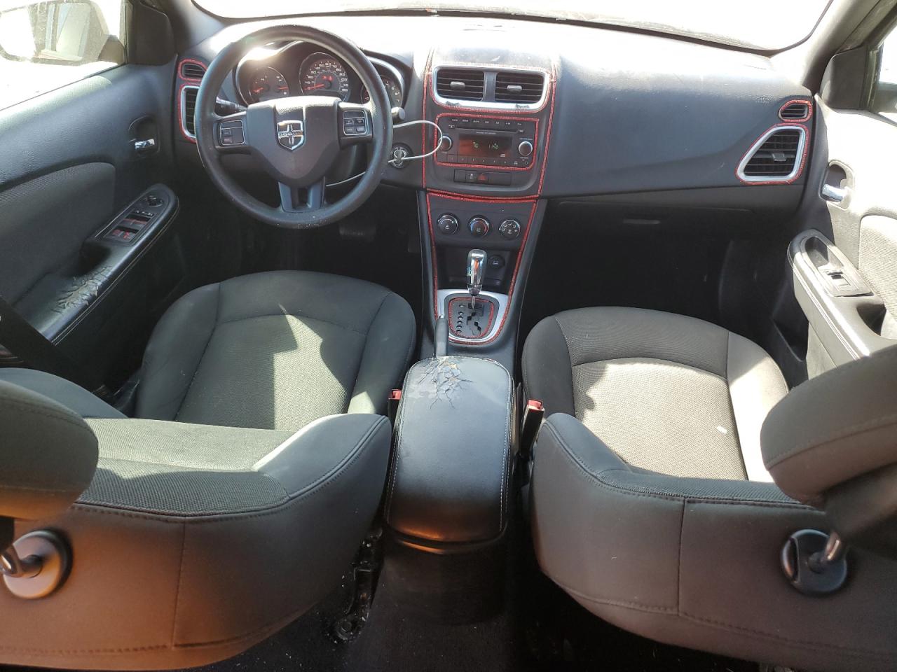 2013 Dodge Avenger VIN 1C3CDZAB9DN648973 Copart auction photo, side damage thumbnail 8