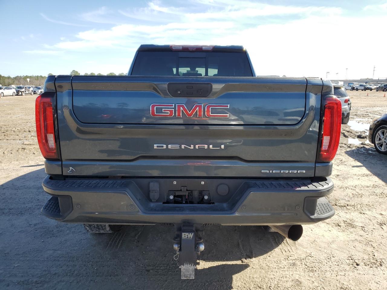 2020 GMC Sierra VIN 1GT49REY9LF302642 Copart auction photo, vandalism / missing/altered vin damage thumbnail 6