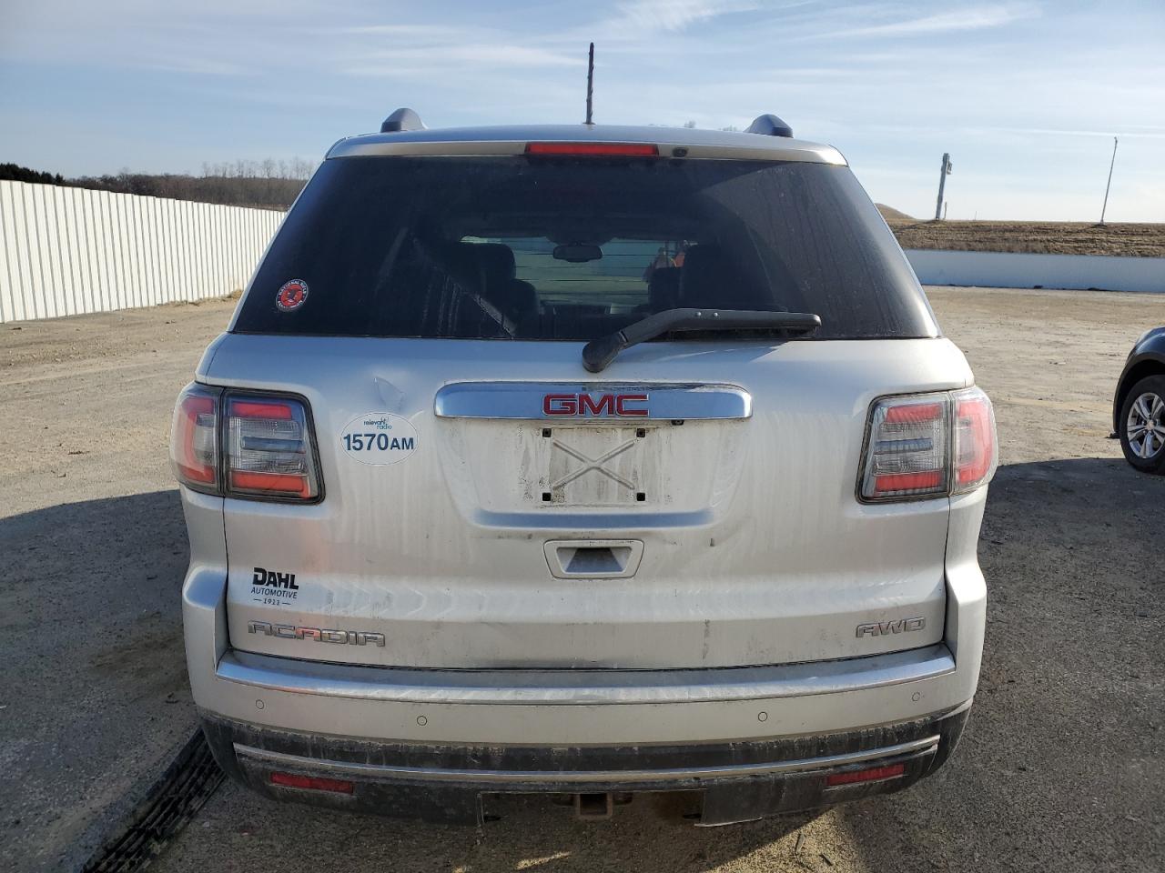 2014 GMC Acadia VIN 1GKKVRKD0EJ162621 Copart auction photo, front end / side damage thumbnail 6