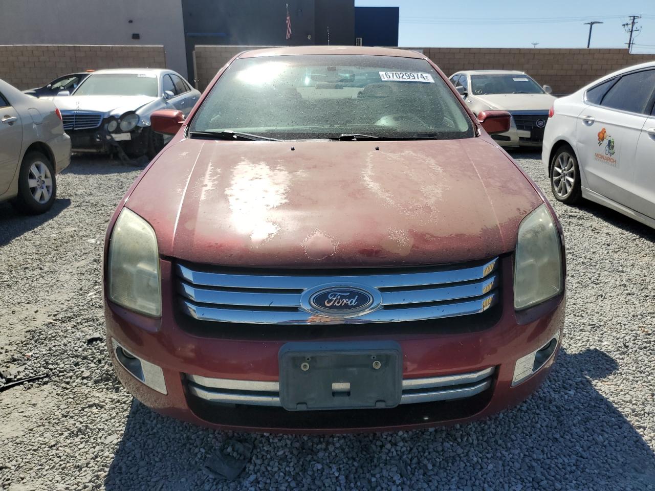 2009 Ford Fusion VIN 3FAHP081X9R108138 Copart auction photo, side damage thumbnail 5