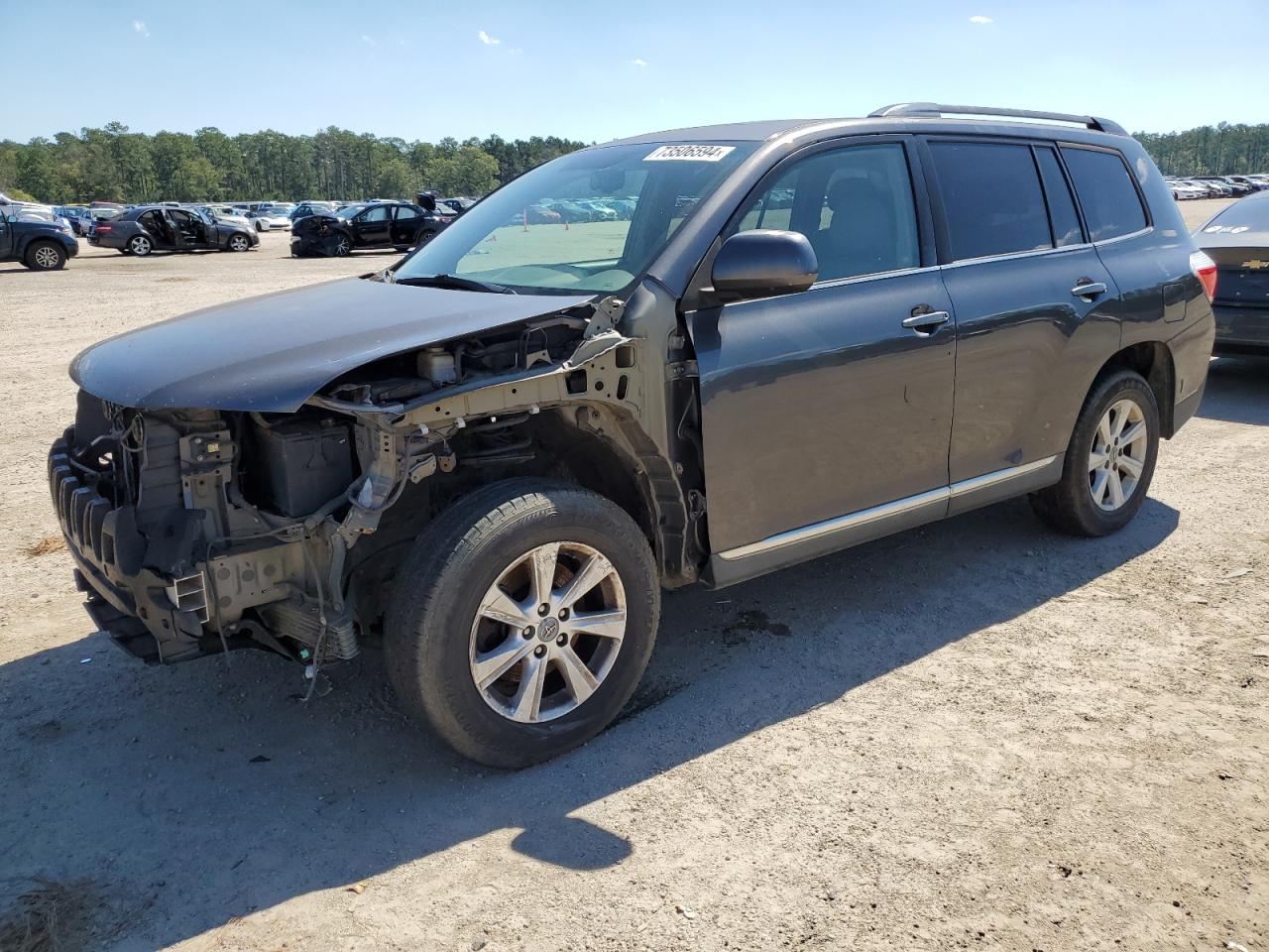 2012 Toyota Highlander VIN 5TDZA3EH1CS022255