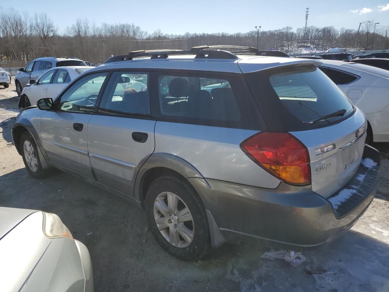 2005 Subaru Legacy VIN 4S4BP61C257383806 Copart auction photo, front end / rear end damage thumbnail 2