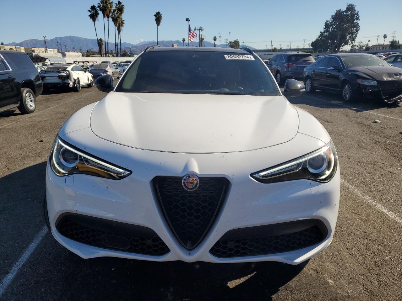 2022 Alfa Romeo Stelvio VIN ZASPAKBN3N7D41558 Copart auction photo, undercarriage damage thumbnail 5