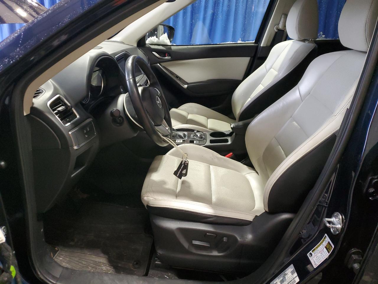 2016 Mazda CX-5 VIN JM3KE4DY9G0708024 Copart auction photo, front end / side damage thumbnail 7