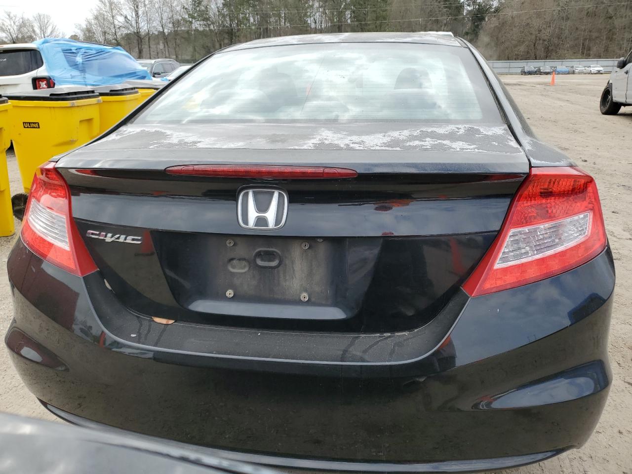 2013 Honda Civic VIN 2HGFG3B82DH503655 Copart auction photo, front end / side damage thumbnail 6