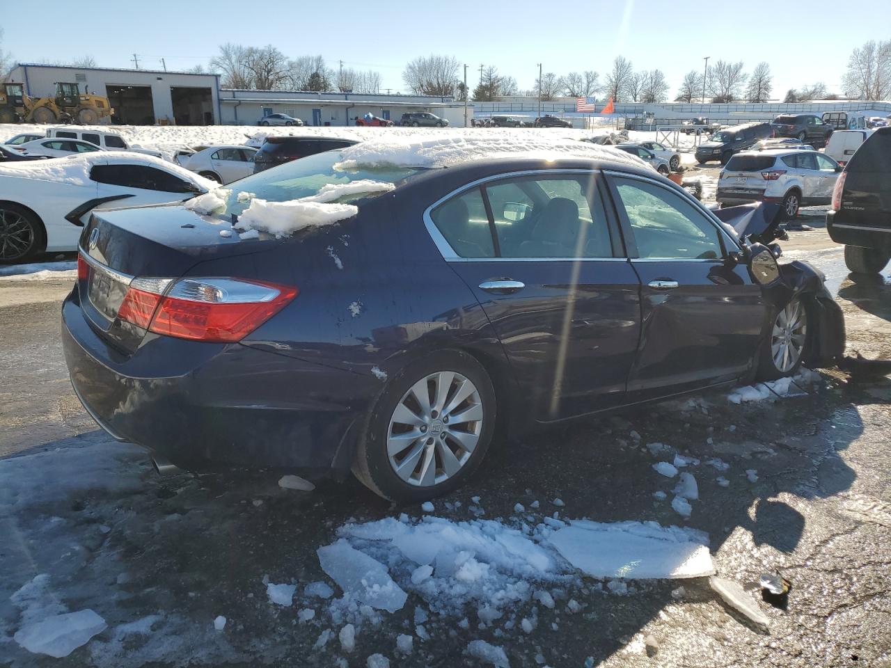 2014 Honda Accord VIN 1HGCR2F83EA094051 Copart auction photo, front end damage thumbnail 3