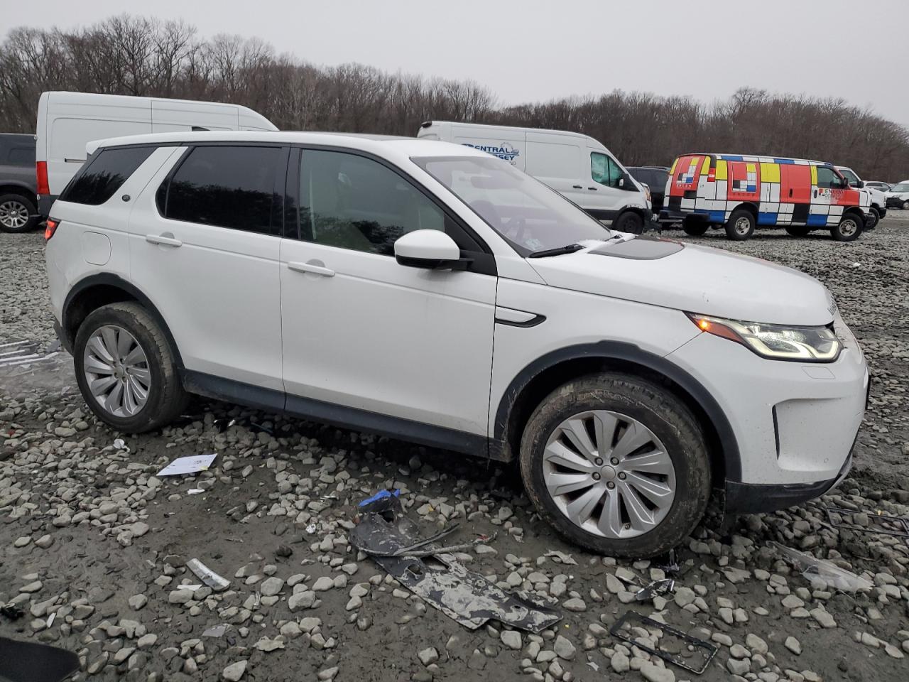 2020 Land Rover Discovery VIN SALCP2FX6LH833485 Copart auction photo, front end damage thumbnail 4