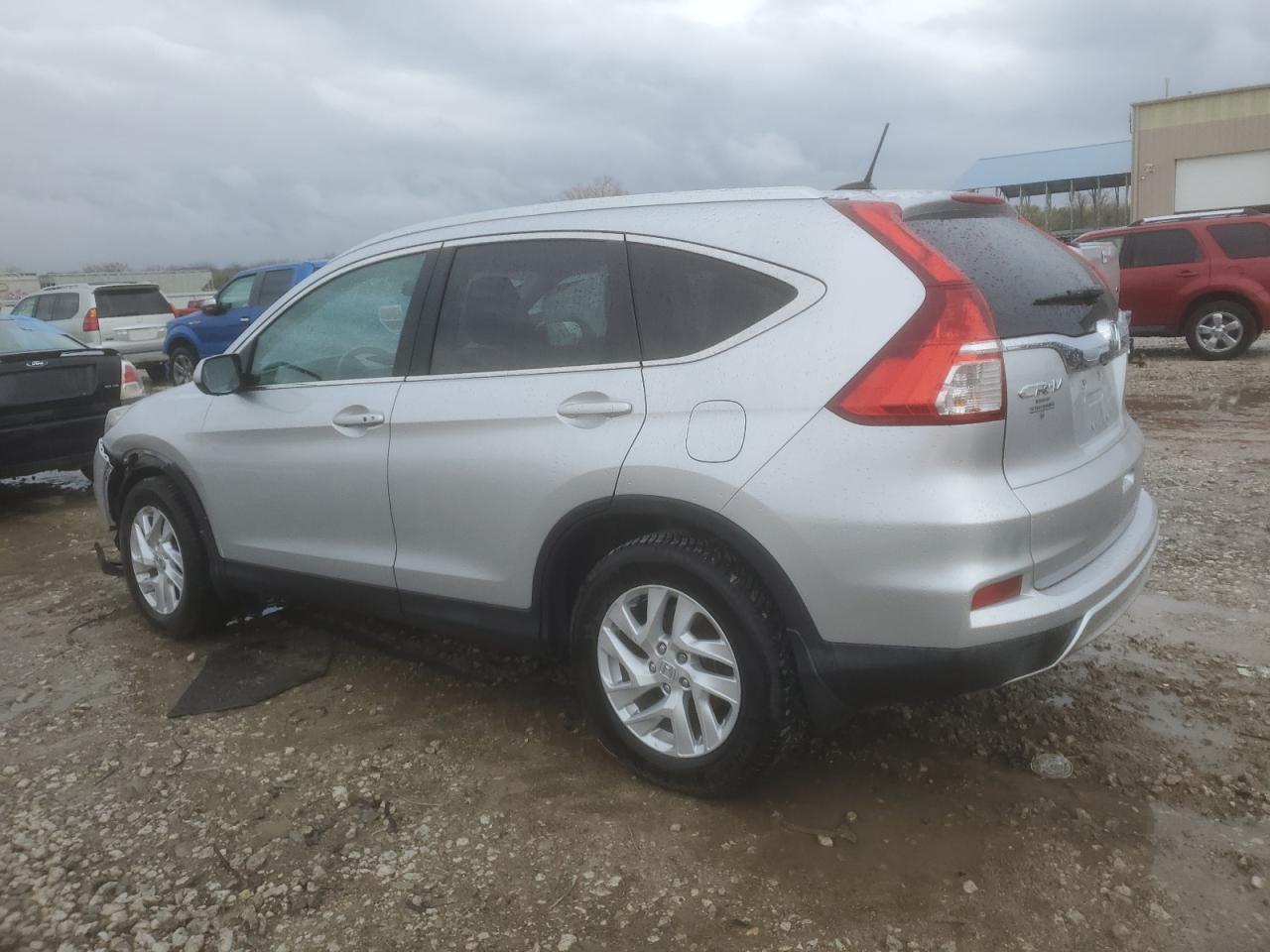 2015 Honda CR-V VIN 2HKRM4H70FH694351 Copart auction photo, front end damage thumbnail 2
