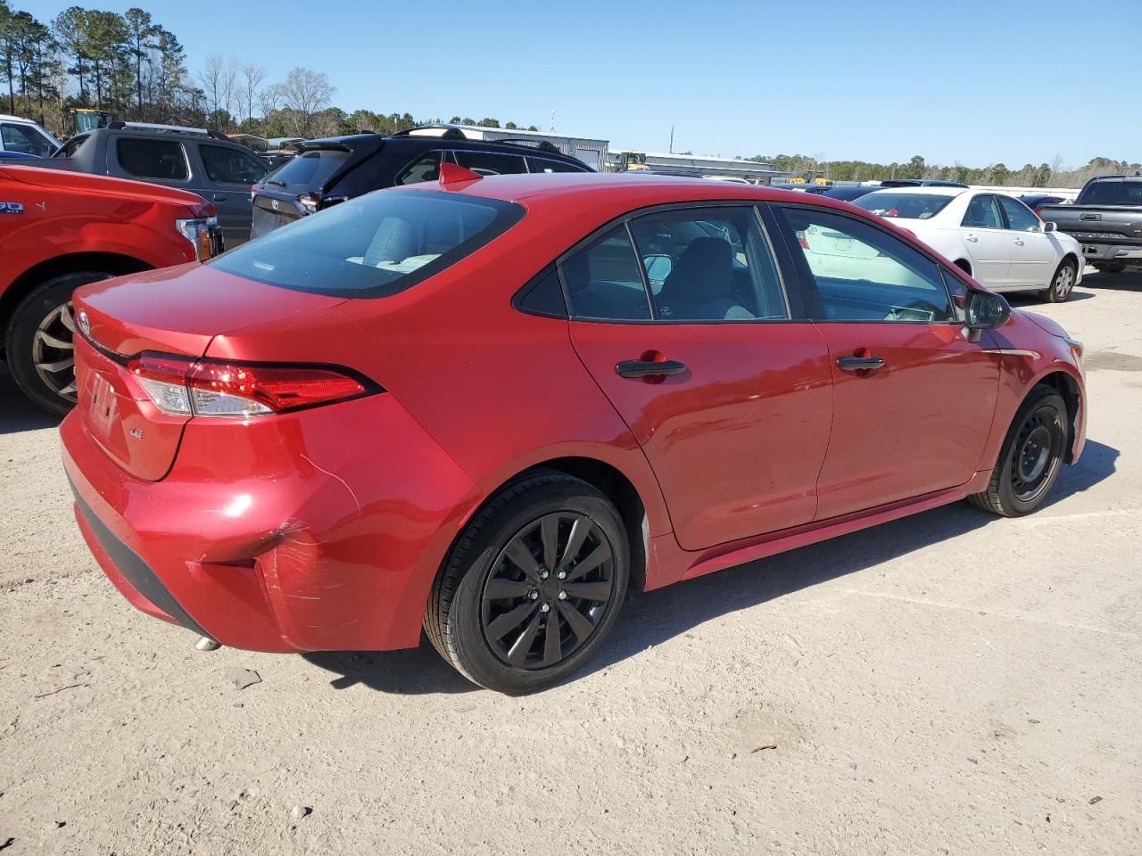 2021 Toyota Corolla VIN 5YFEPMAE4MP187886 Copart auction photo, rear end / side damage thumbnail 3