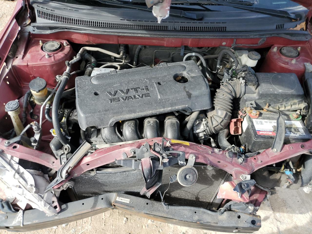 2005 Toyota Corolla VIN 1NXBR32E75Z504582 Copart auction photo, front end / rear end damage thumbnail 11