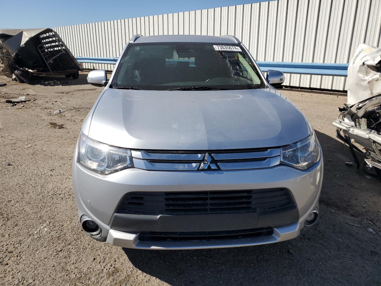 2015 Mitsubishi Outlander VIN JA4JZ4AX5FZ005710 Copart auction photo, side / undercarriage damage thumbnail 5