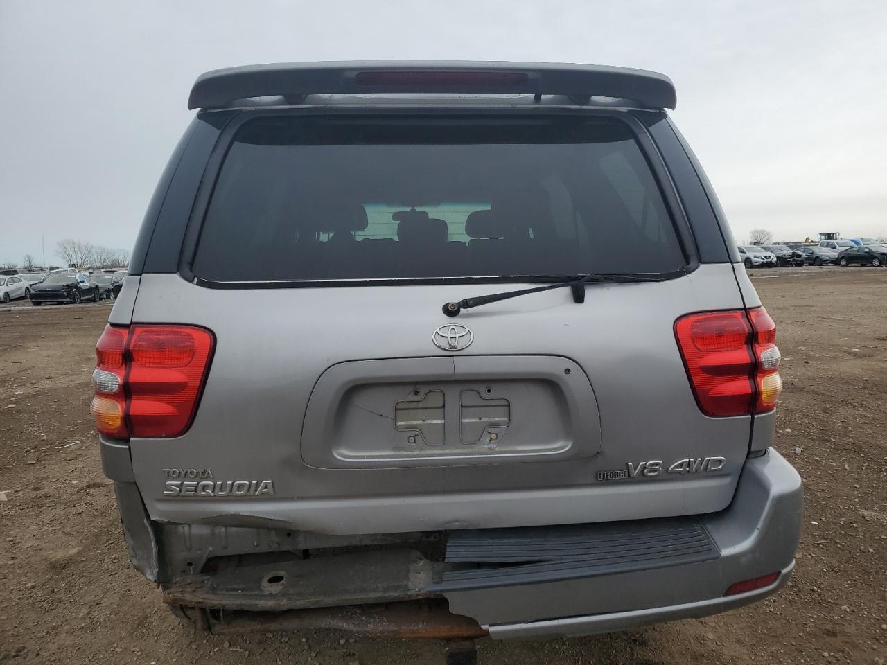 2003 Toyota Sequoia VIN 5TDBT48A83S144465 Copart auction photo, rear end / minor dent/scratches damage thumbnail 6