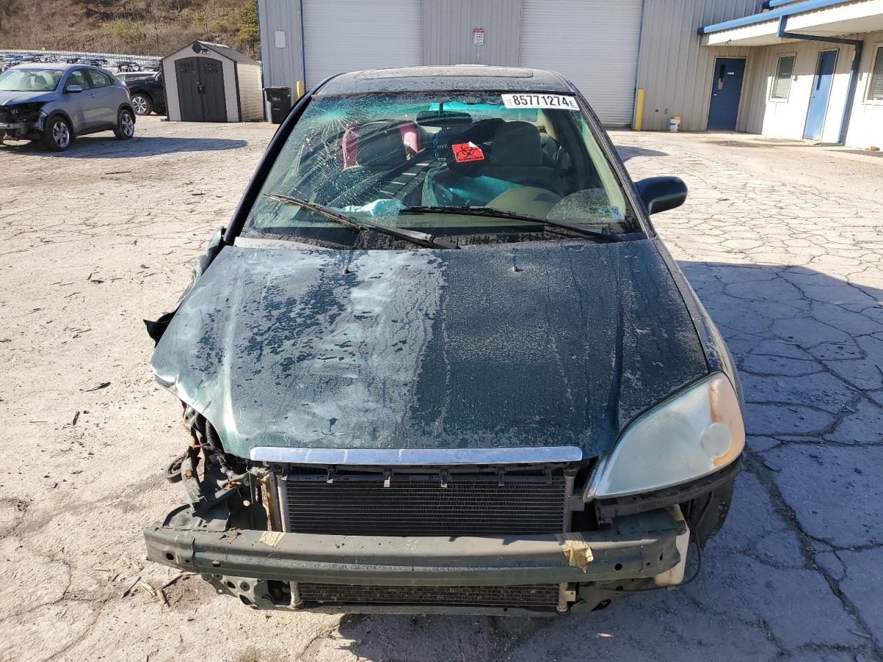 2001 Honda Civic VIN 2HGES26731H565406 Copart auction photo, all over damage thumbnail 5