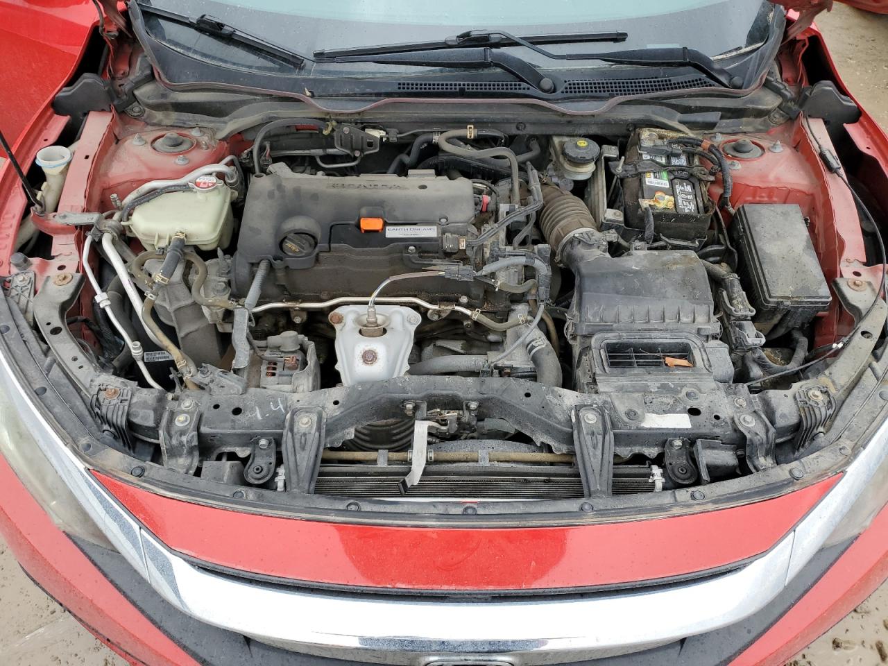 2016 Honda Civic VIN 2HGFC2F59GH551390 Copart auction photo, rear end damage thumbnail 11