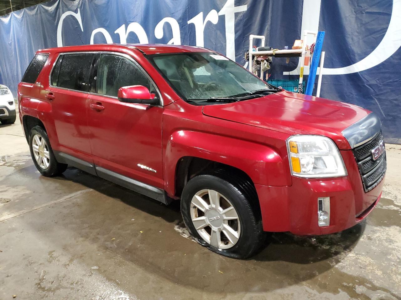 2015 GMC Terrain VIN 2GKALMEK7F6189375 Copart auction photo, front end / mechanical damage thumbnail 4