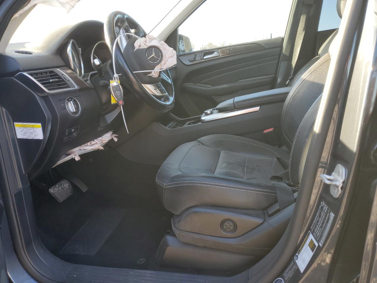 2013 Mercedes-Benz M-klasse VIN 4JGDA5JB8DA256832 Copart auction photo, front end / side damage thumbnail 7