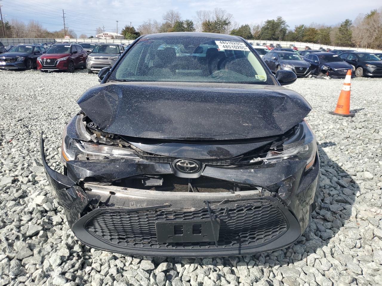 2022 Toyota Corolla VIN 5YFEPMAE3NP329677 Copart auction photo, rear end / front end damage thumbnail 5