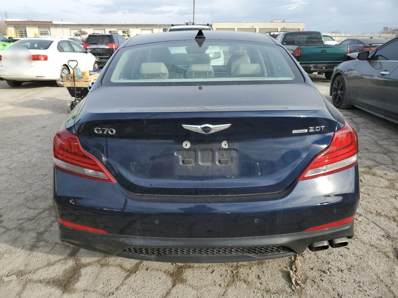 2020 Genesis G70 VIN KMTG34LA1LU059770 Copart auction photo, front end / minor dent/scratches damage thumbnail 6