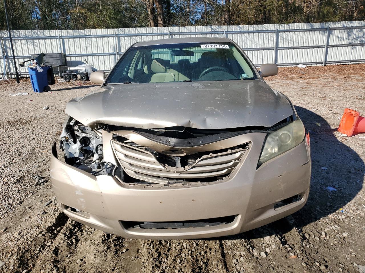 2008 Toyota Camry VIN 4T1BE46K48U773337 Copart auction photo, front end damage thumbnail 5