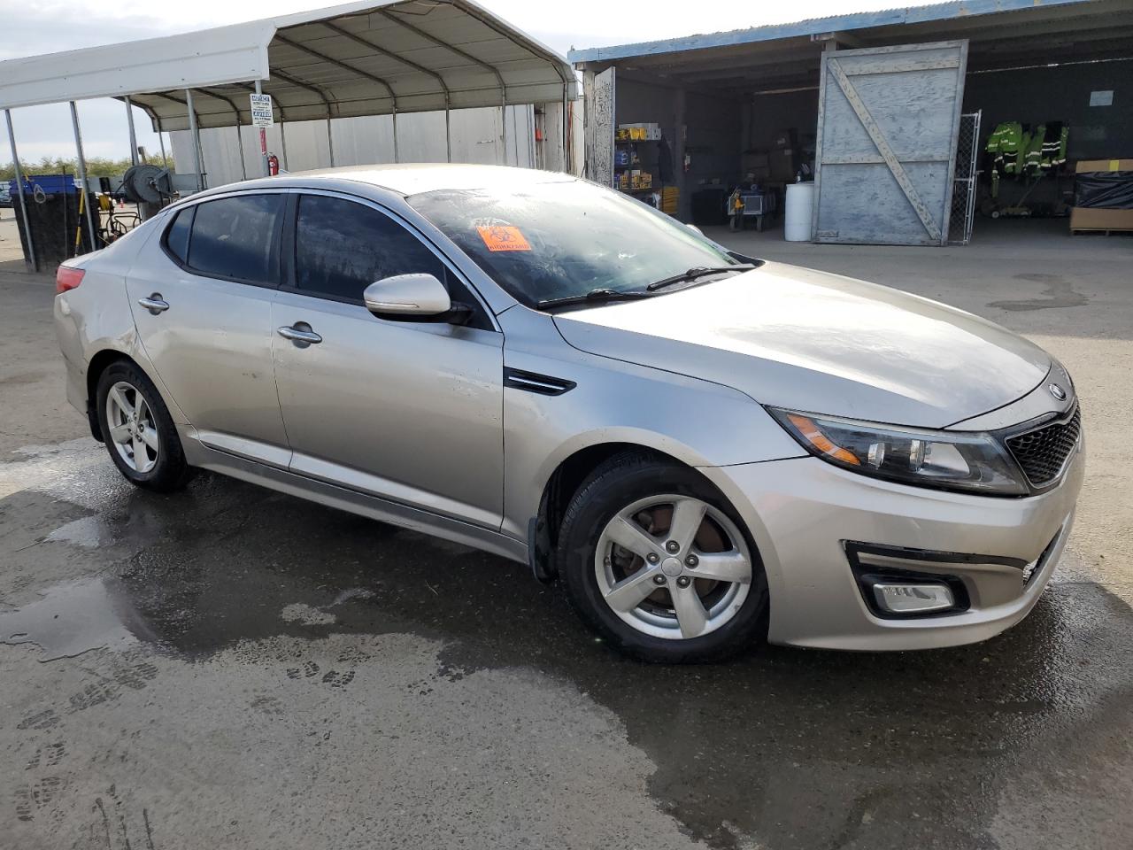 2014 KIA Optima VIN KNAGM4A75E5495941 Copart auction photo, stripped damage thumbnail 4
