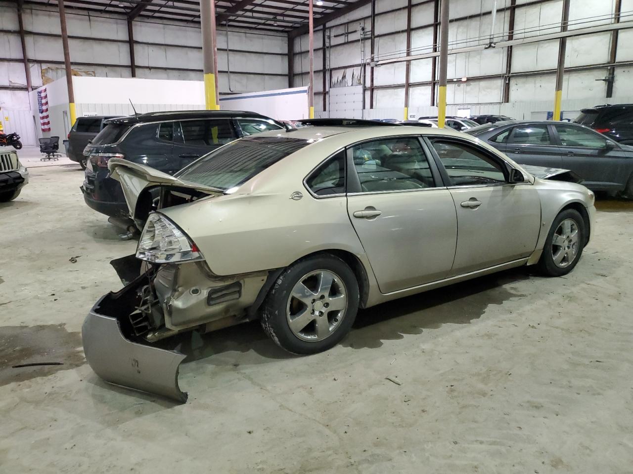 2008 Chevrolet Impala VIN 2G1WT58K881291277 Copart auction photo, rear end / front end damage thumbnail 3