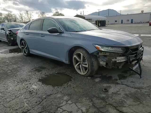 2021 Honda Accord VIN 1HGCV1F38MA107580 Copart auction photo, front end / rear end damage thumbnail 10
