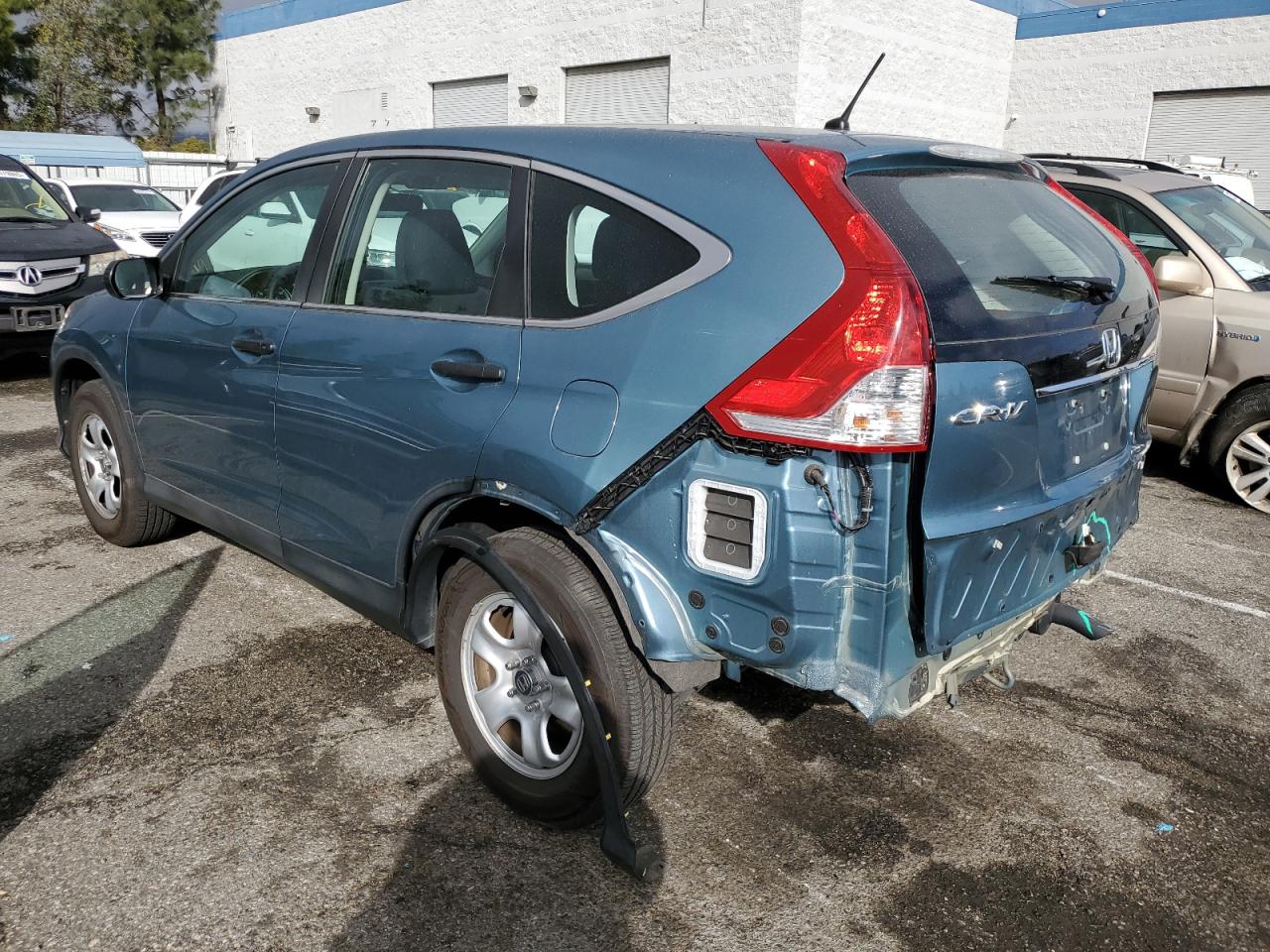 2014 Honda CR-V VIN 2HKRM3H32EH500196 Copart auction photo, rear end damage thumbnail 2