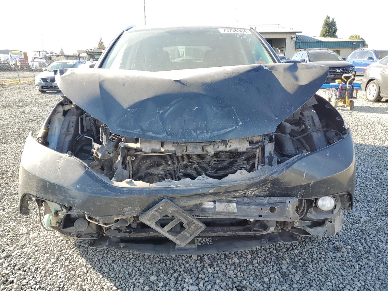 2012 Honda CR-V VIN JHLRM4H77CC028064 Copart auction photo, front end damage thumbnail 5
