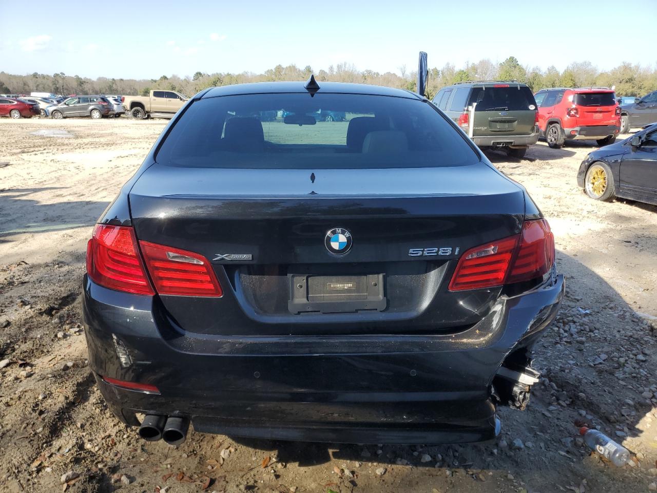 2013 BMW 5er VIN WBAXH5C53DDW16296 Copart auction photo, rear end damage thumbnail 6