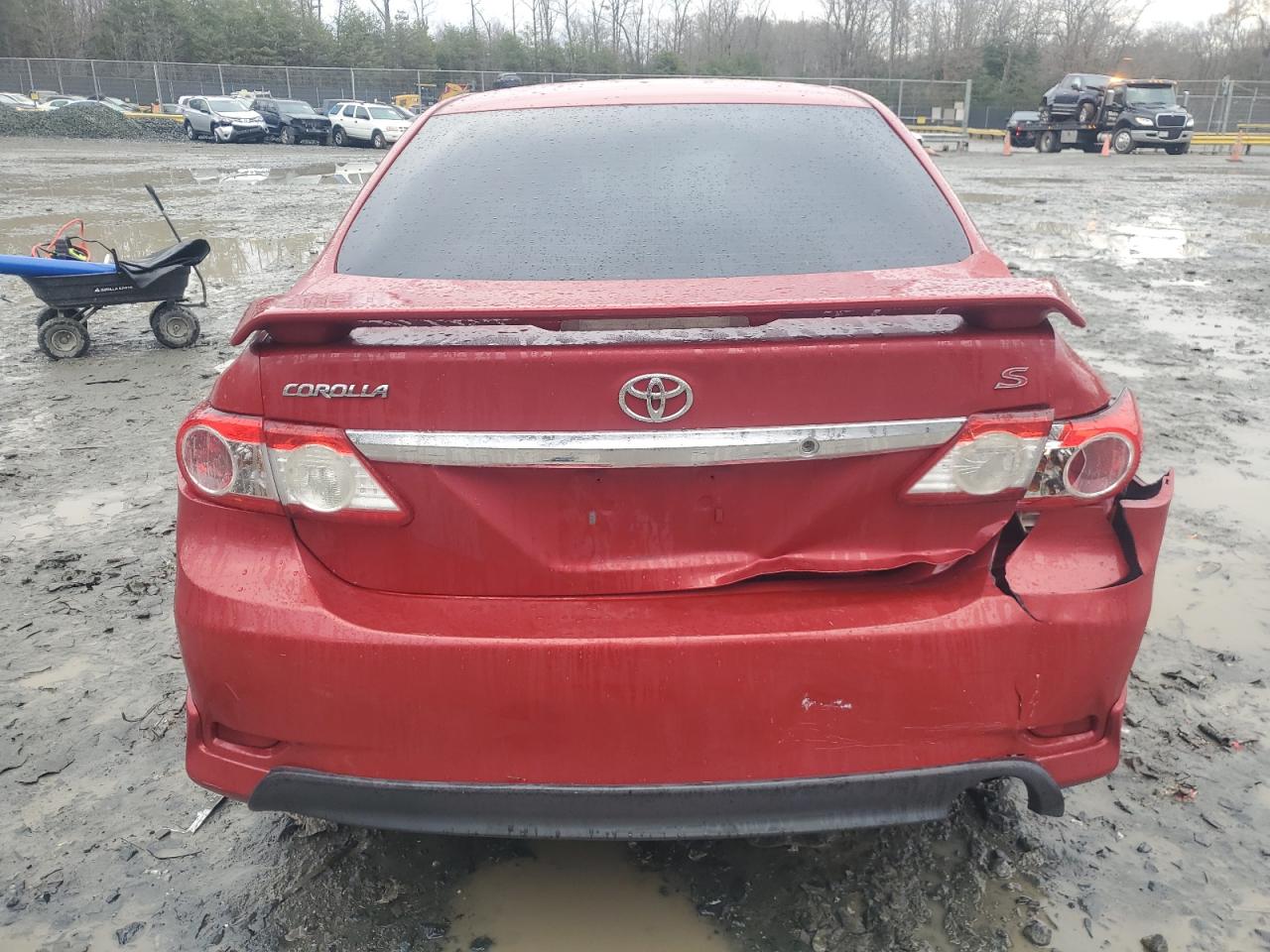 2012 Toyota Corolla VIN 2T1BU4EE8CC886216 Copart auction photo, all over damage thumbnail 6