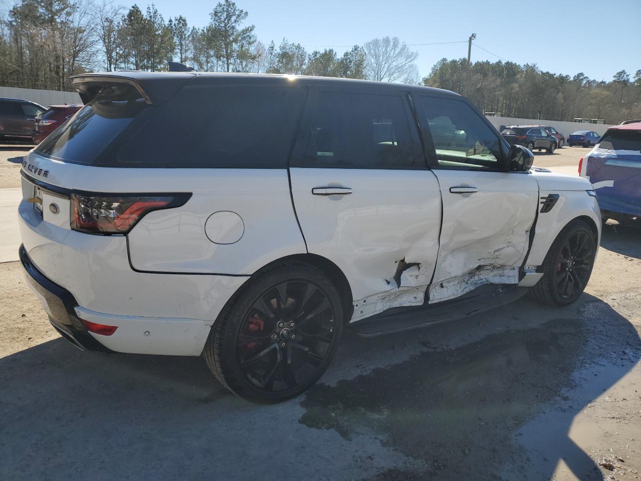 2021 Land Rover Range Rover VIN SALWS2RU8MA790341 Copart auction photo, side damage thumbnail 3
