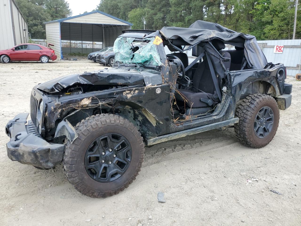 2015 Jeep Wrangler VIN 1C4AJWAG4FL535470