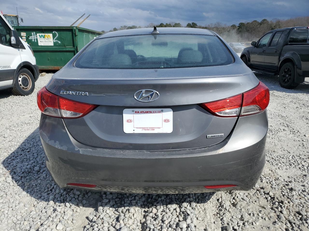 2012 Hyundai Elantra VIN 5NPDH4AE6CH082397 Copart auction photo, minor dent/scratches damage thumbnail 6