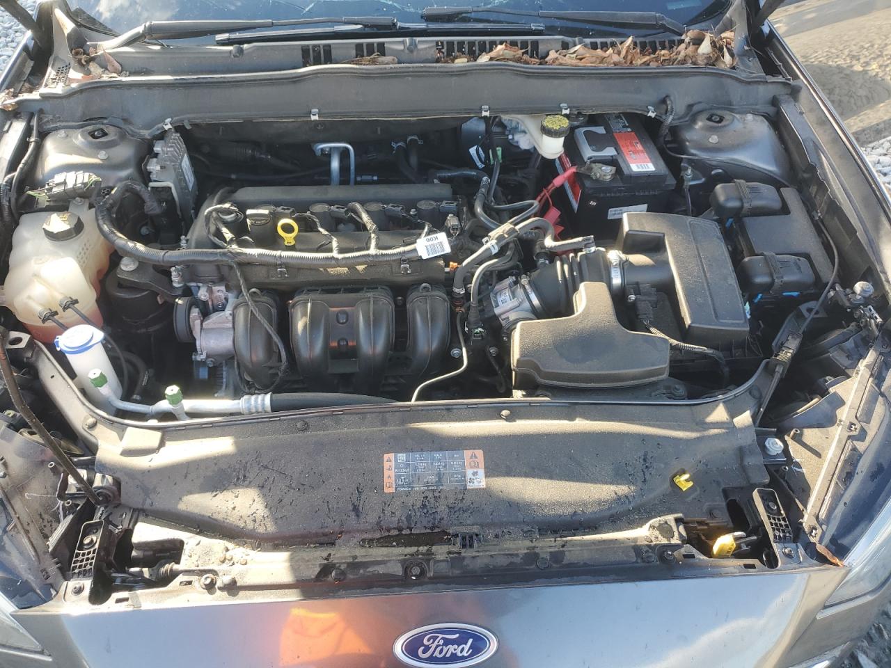 2017 Ford Fusion VIN 3FA6P0H7XHR206483 Copart auction photo, side / top/roof damage thumbnail 11