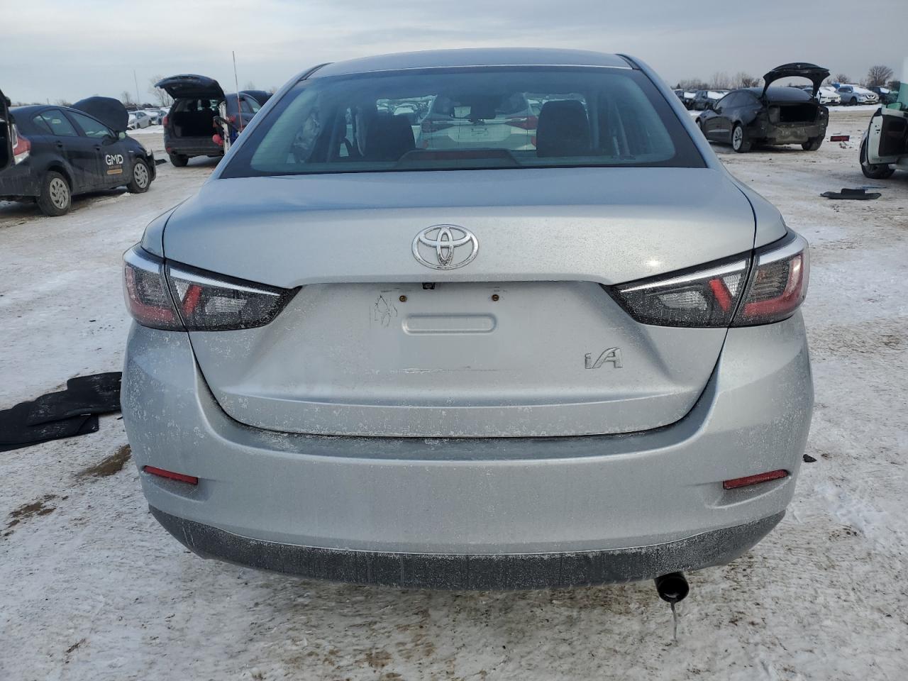 2017 Toyota Yaris VIN 3MYDLBYV9HY159705 Copart auction photo, side damage thumbnail 6