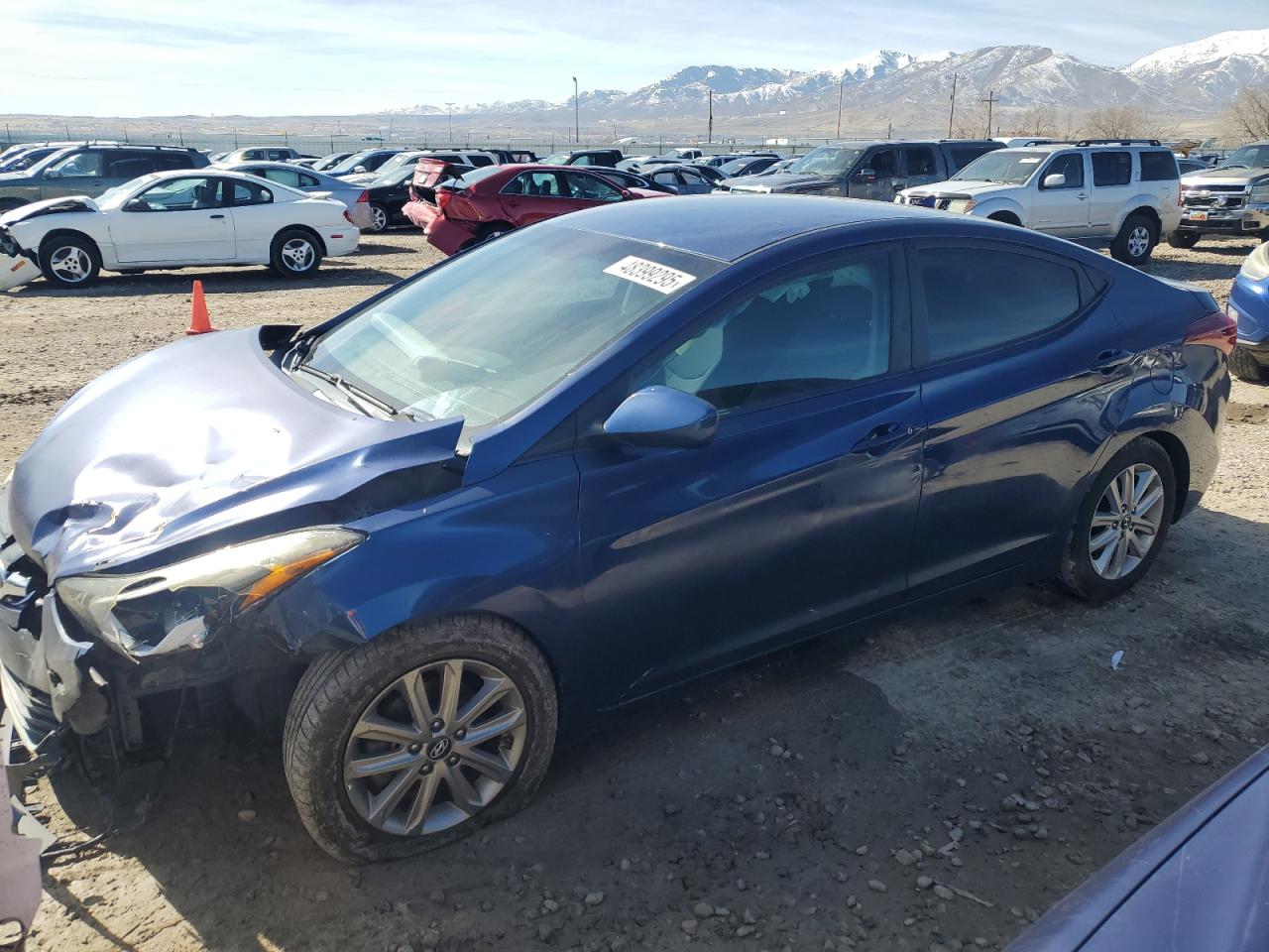 2015 Hyundai Elantra VIN 5NPDH4AEXFH608177
