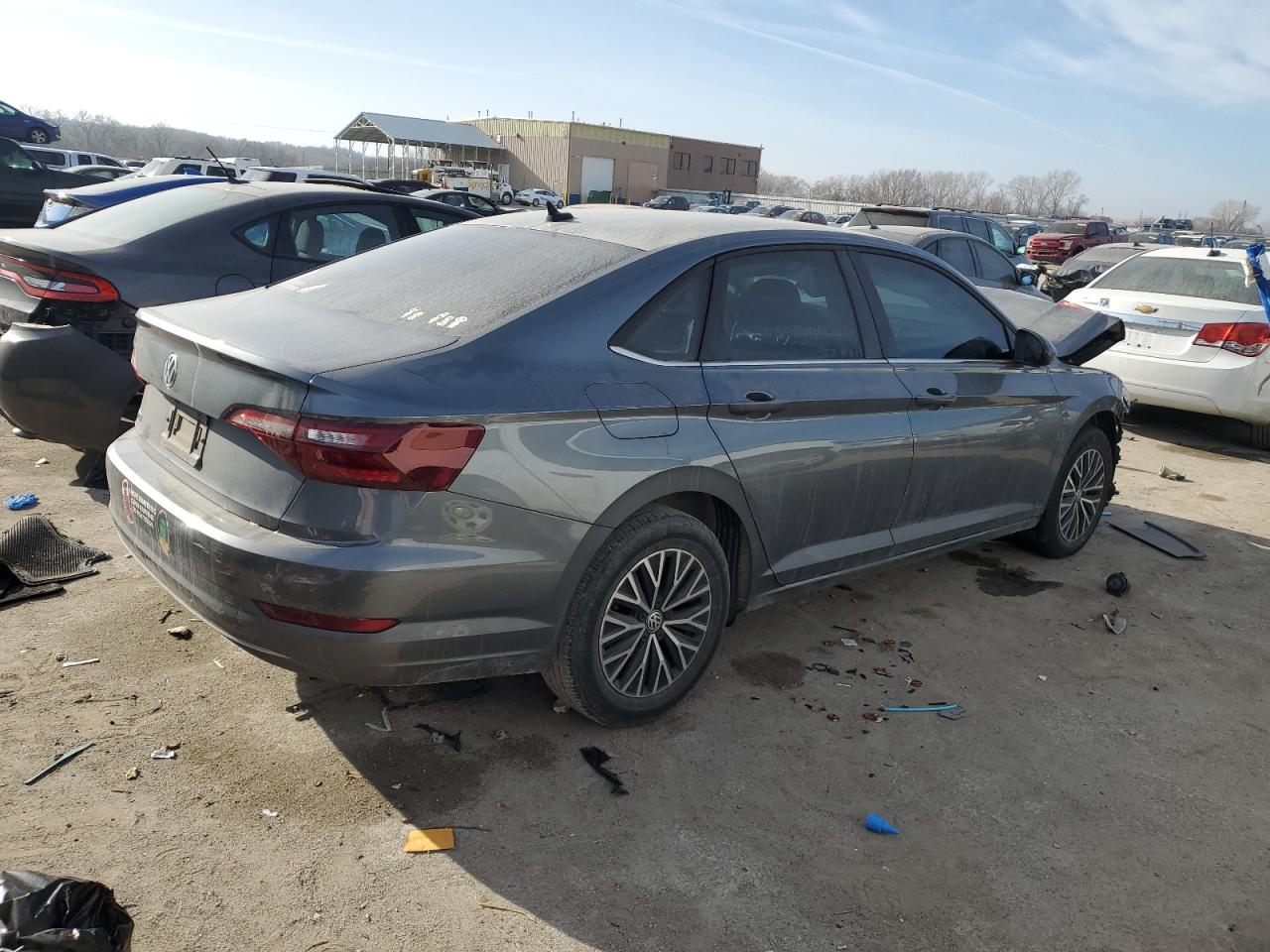 2021 Volkswagen Jetta VIN 3VWC57BU6MM088141 Copart auction photo, all over damage thumbnail 3